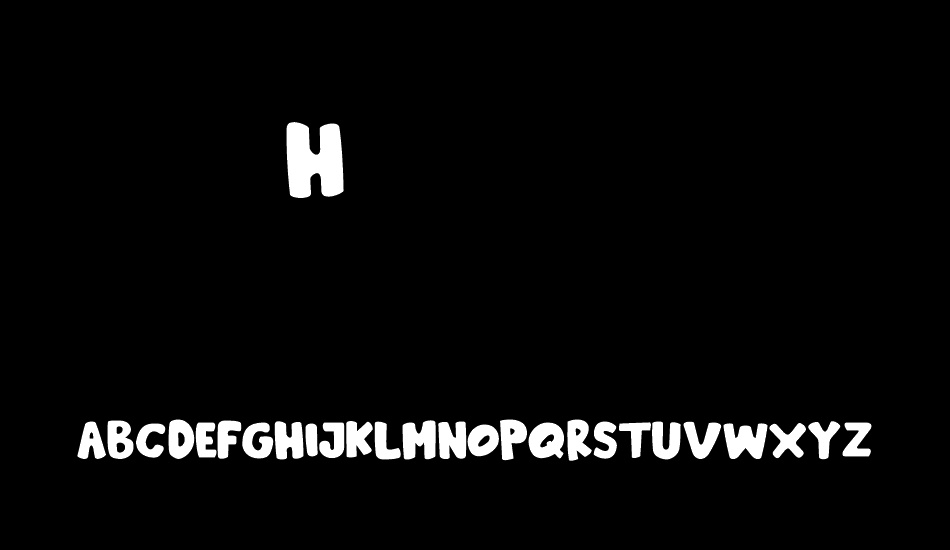 Hooliday font