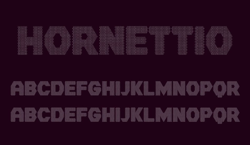 hornettio font