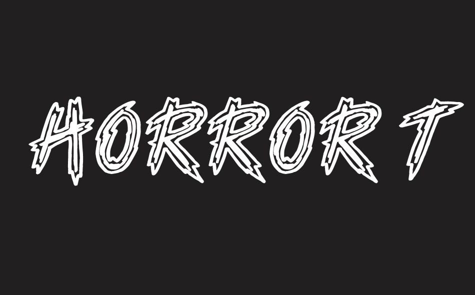 Horror Theater font big