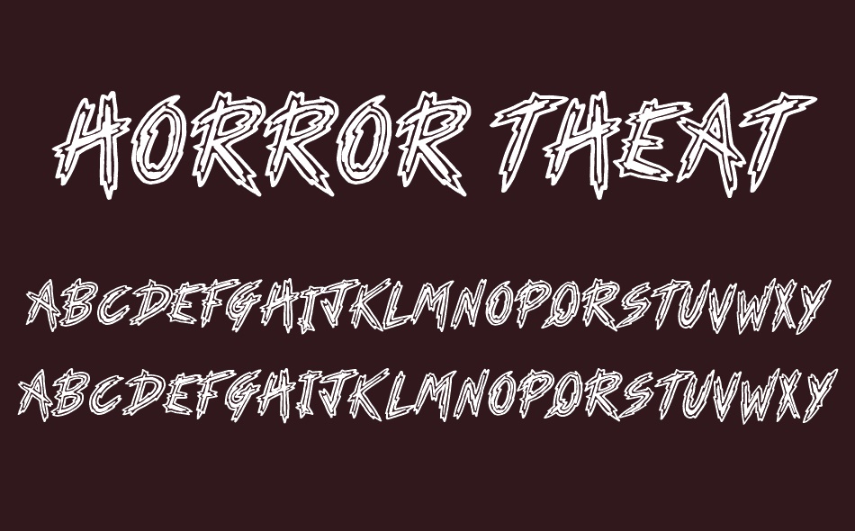 Horror Theater font