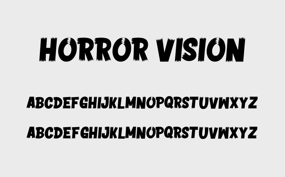 Horror Vision font