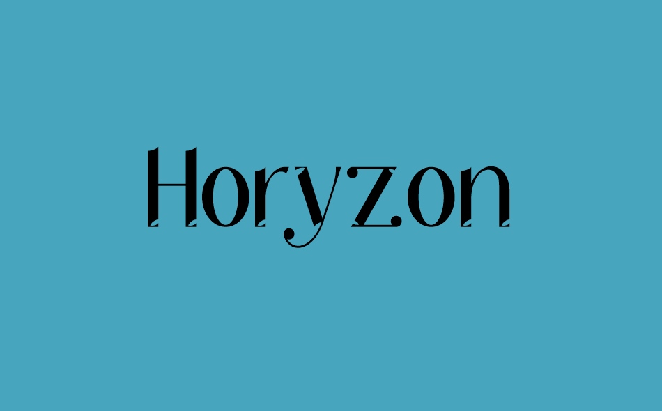 Horyzon font big