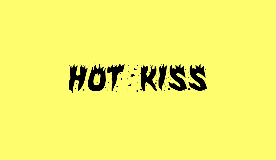 Hot Kiss font big
