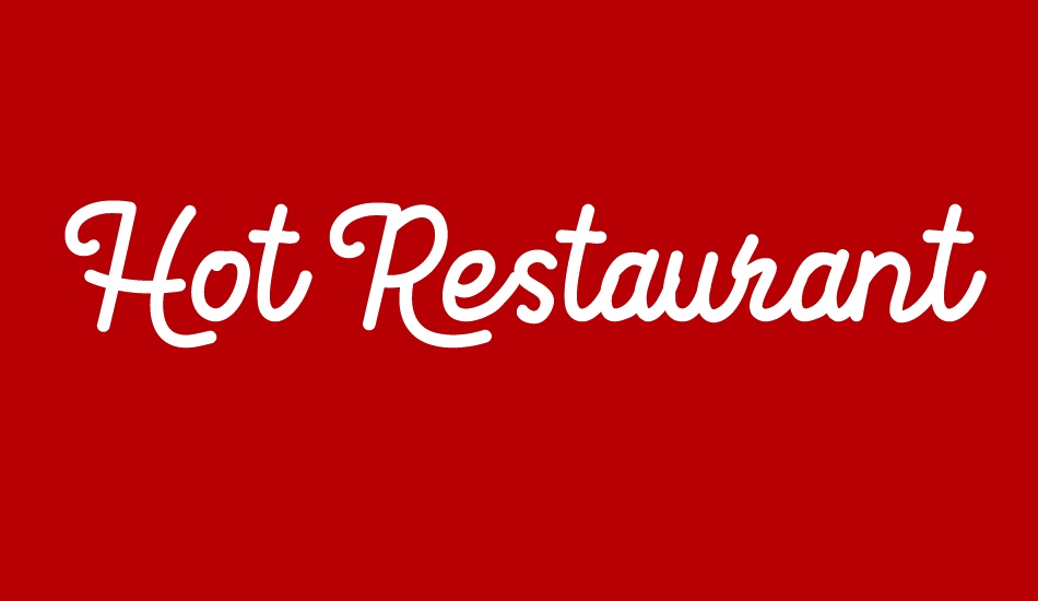 Hot Restaurant font big