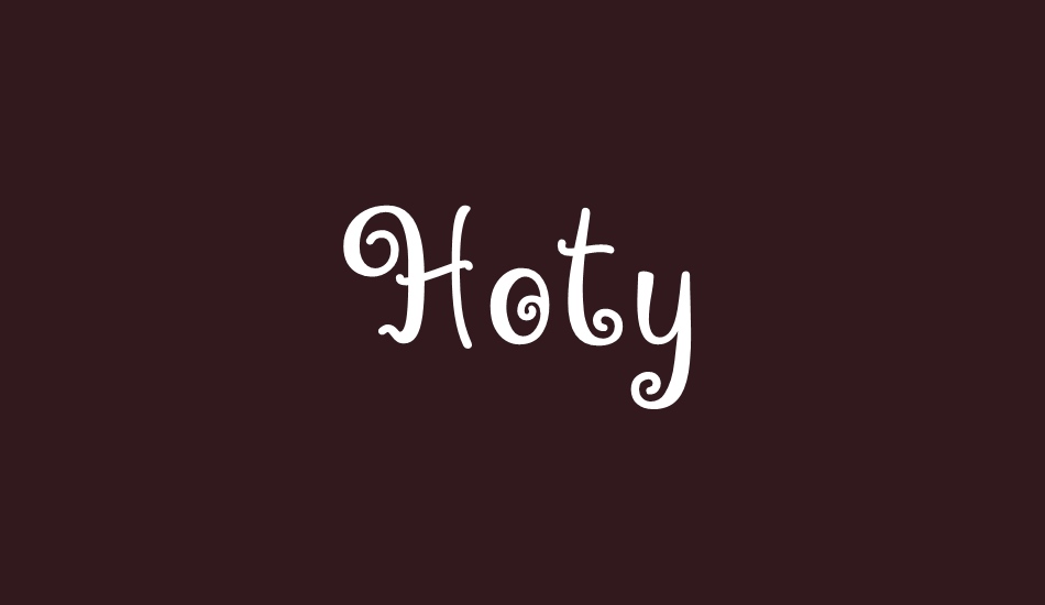 Hoty font big