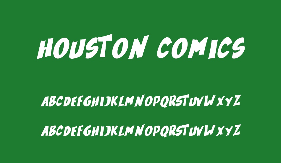 houston-comics-personal-use font