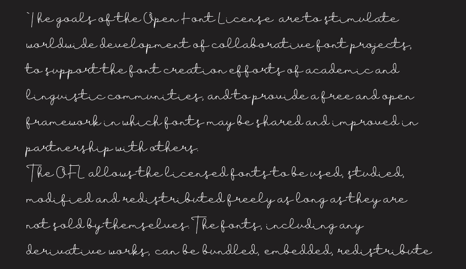 Housttik Personal Use font 1