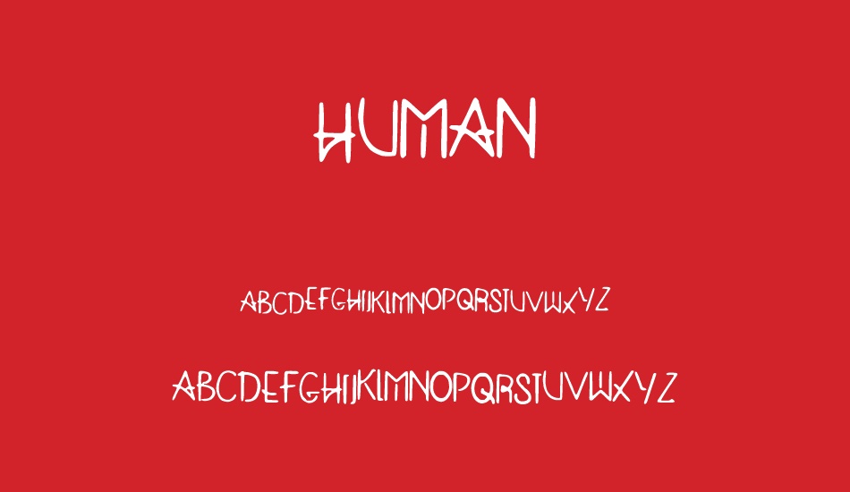 HUMAN font