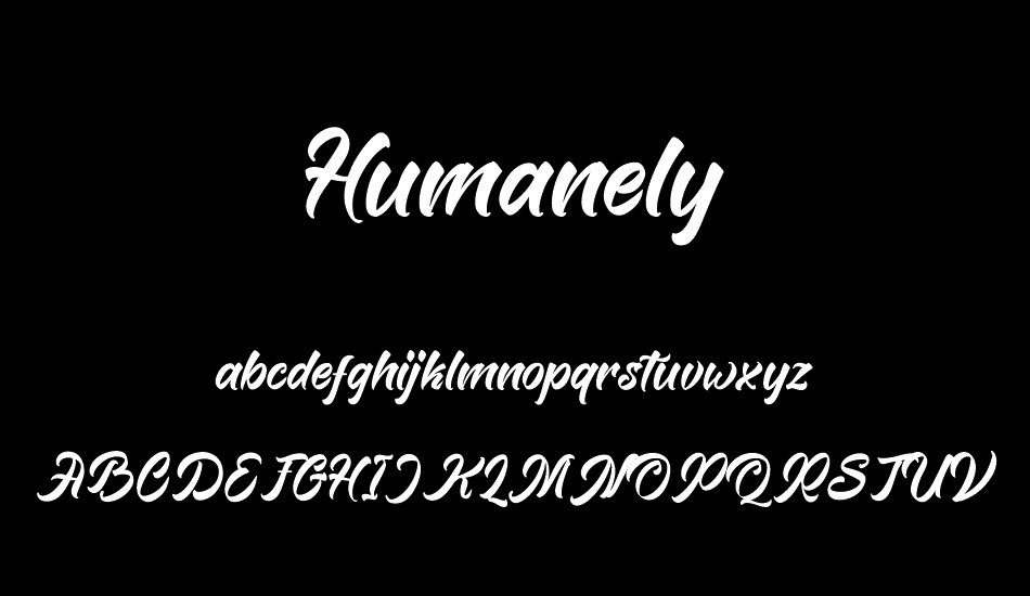 humanely font