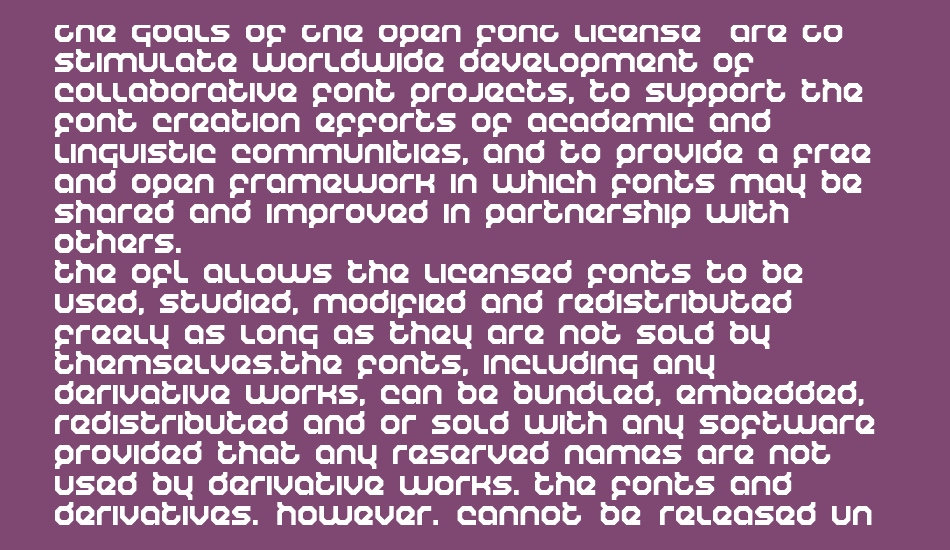 Humanoid font 1