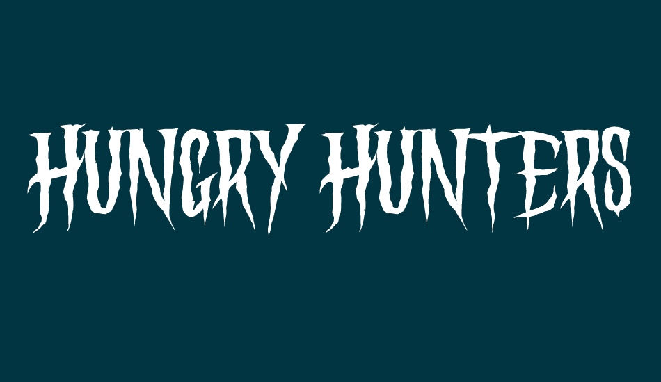 Hungry Hunters font big