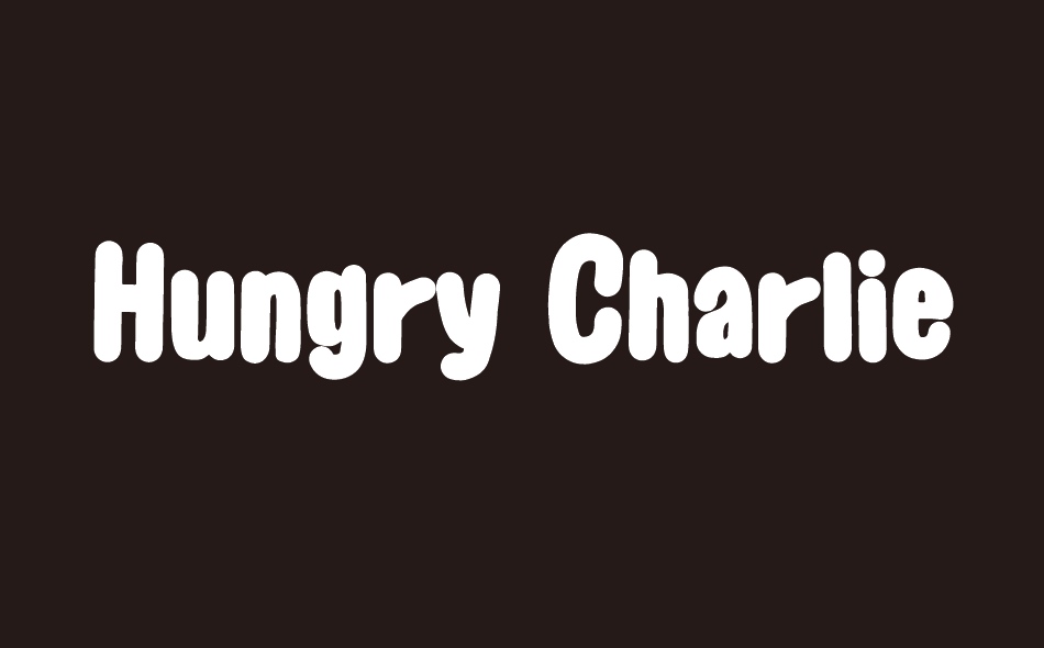Hungry Charlie font big