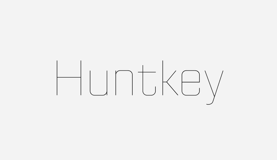 Huntkey font big