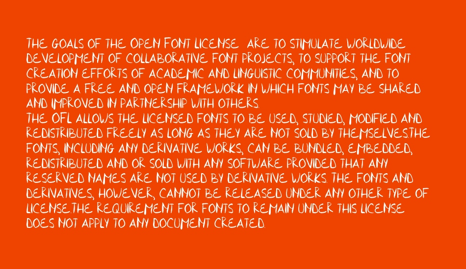 Hurried Hand font 1