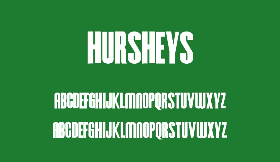 Hursheys font