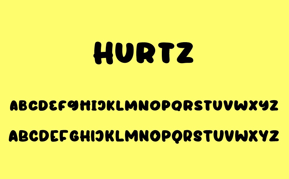 Hurtz font