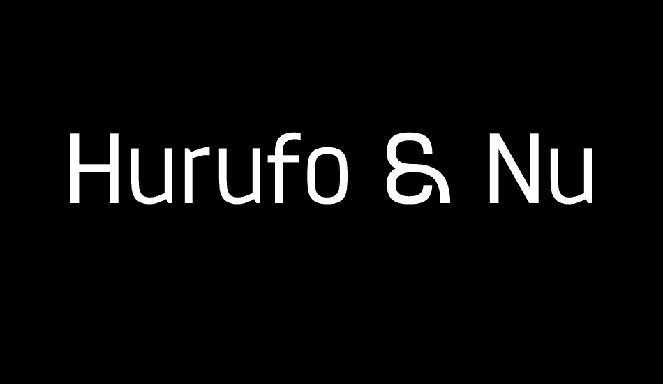 Hurufo & Numero font big