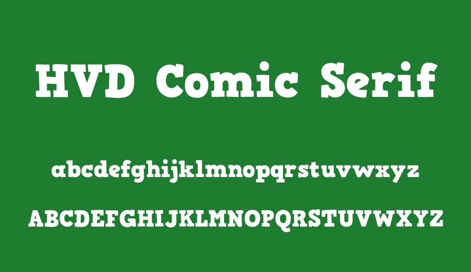 HVD Comic Serif Pro font