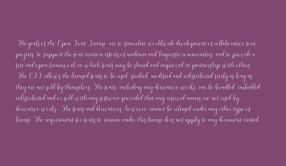 Hypatia font 1