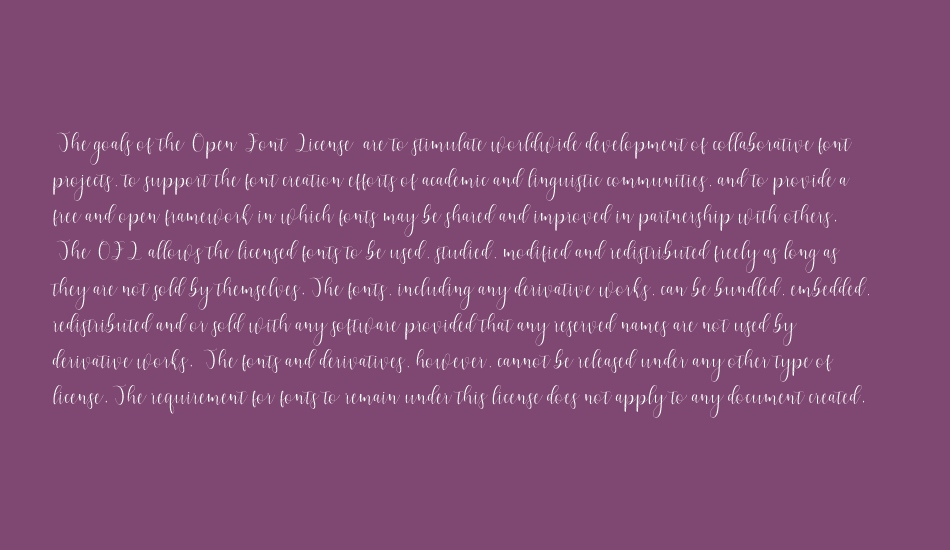 Hypatia font 1