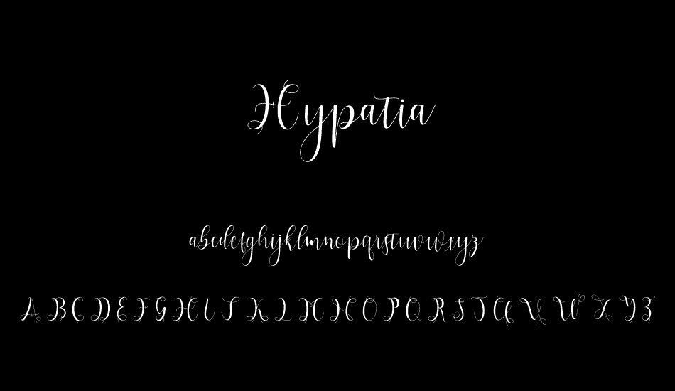 Hypatia font