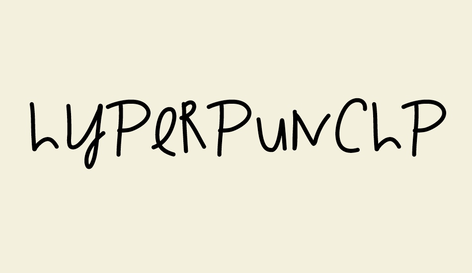 HyperPunchPink font big