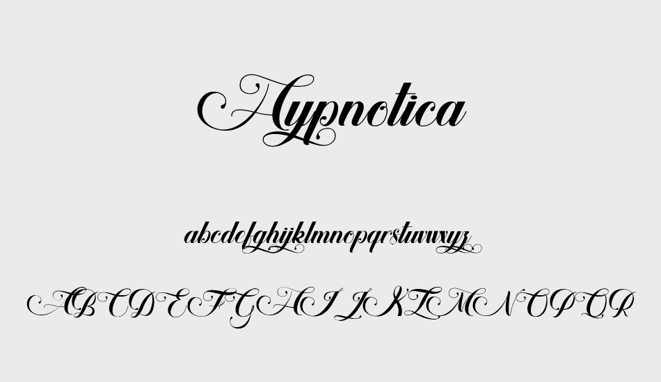 Hypnotica font