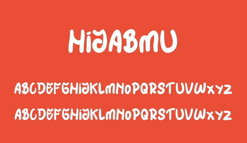 HIJABMU font