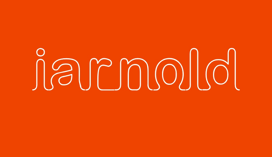 iarnold font big