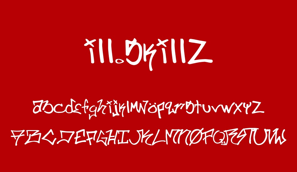 ill.skillz font