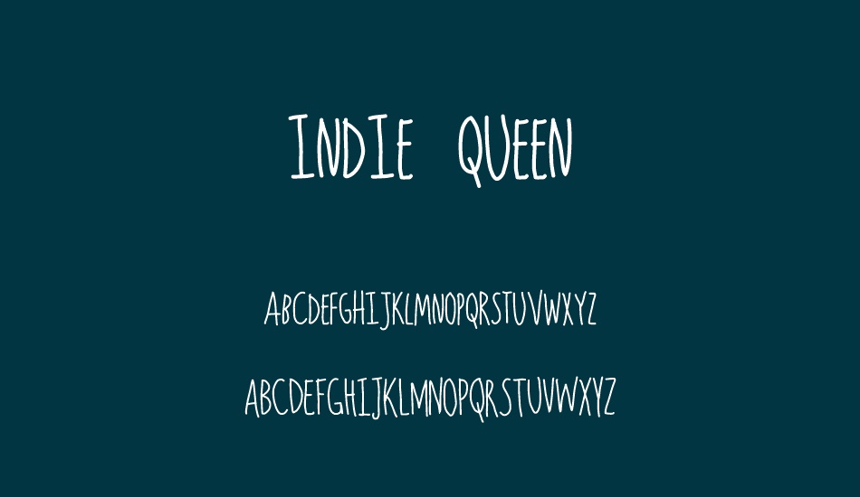 indie queen font