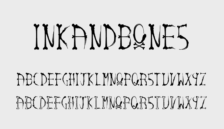 inkandbones font
