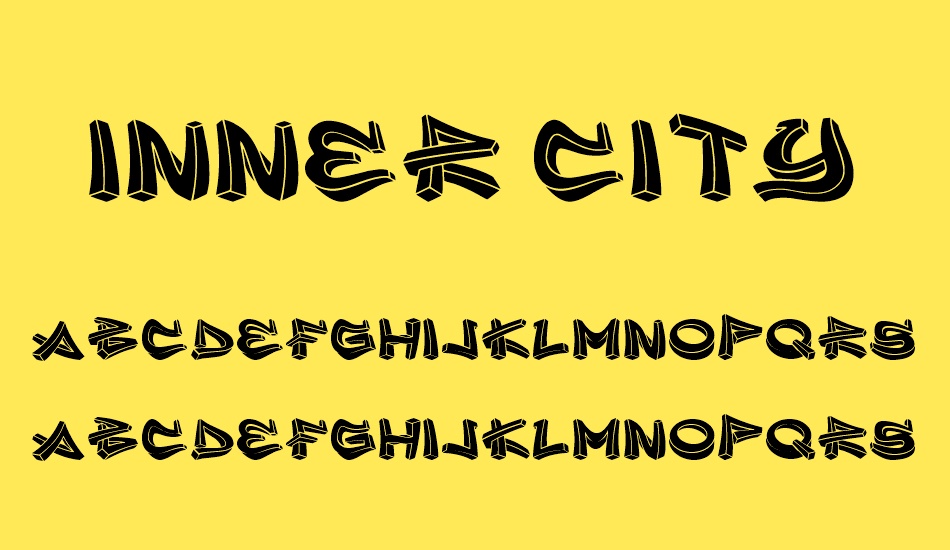 inner city font