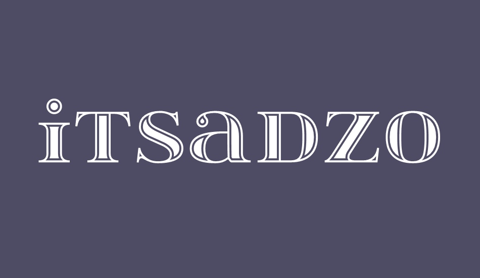 itsadzokes01 font big