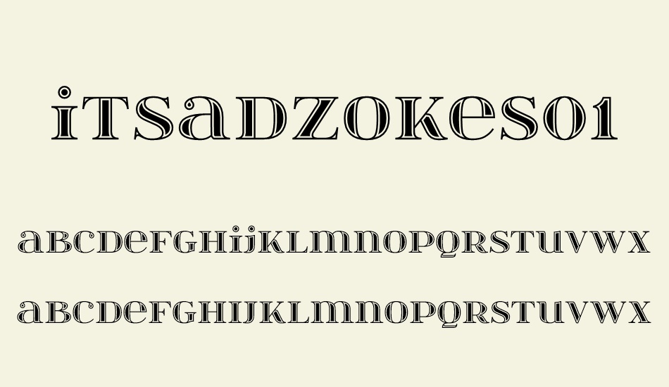 itsadzokes01 font