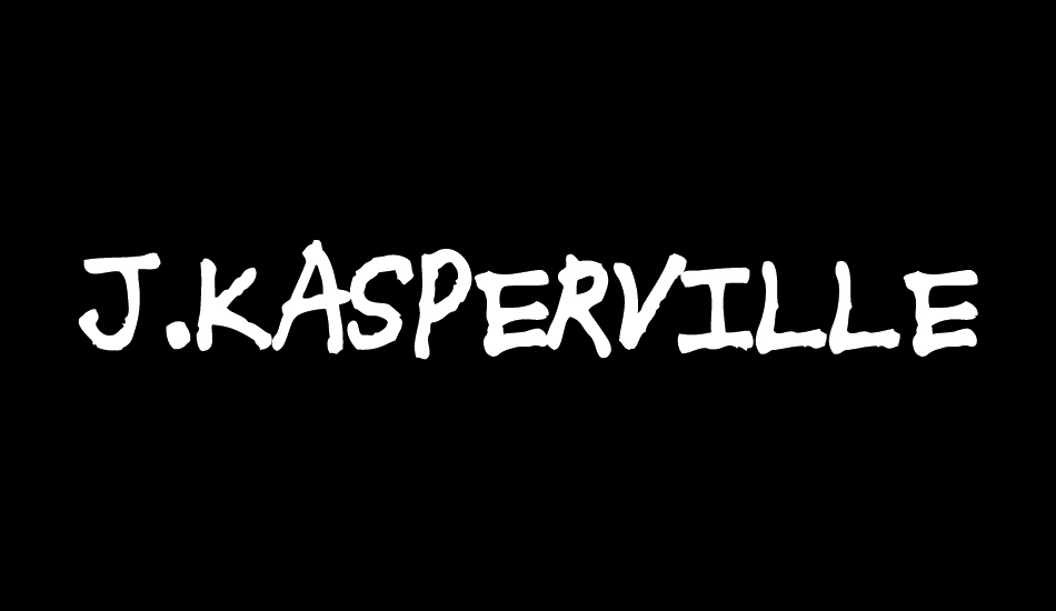 J.Kasperville font big