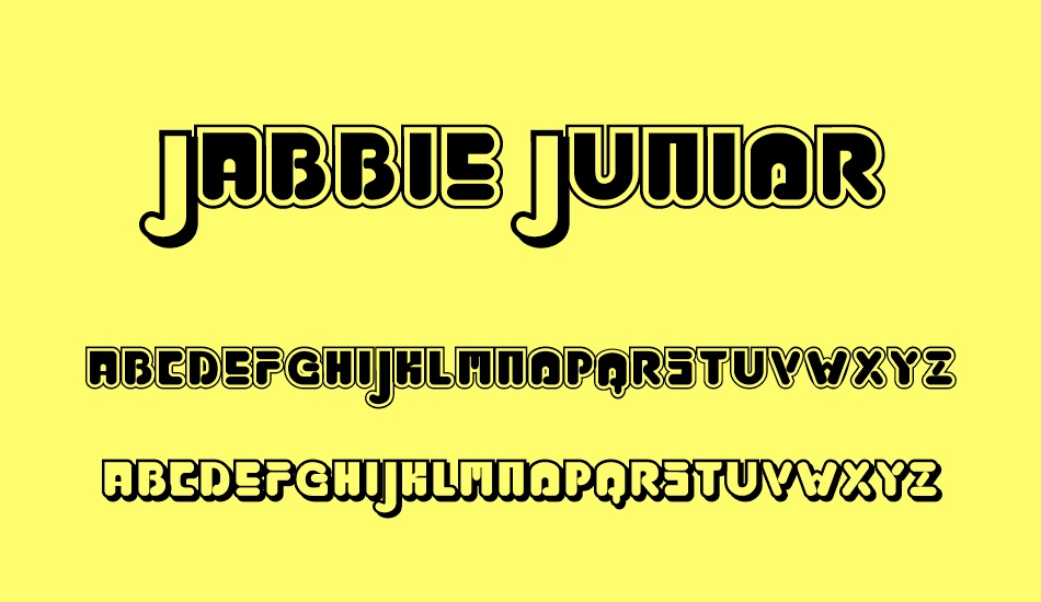 Jabbie Junior font