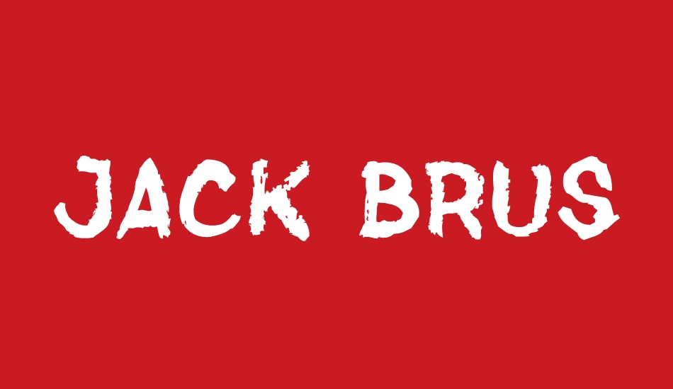 Jack Brusher font big