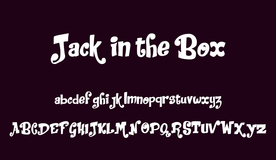 Jack in the Box font