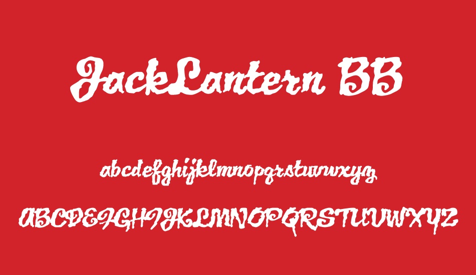 JackLantern BB font