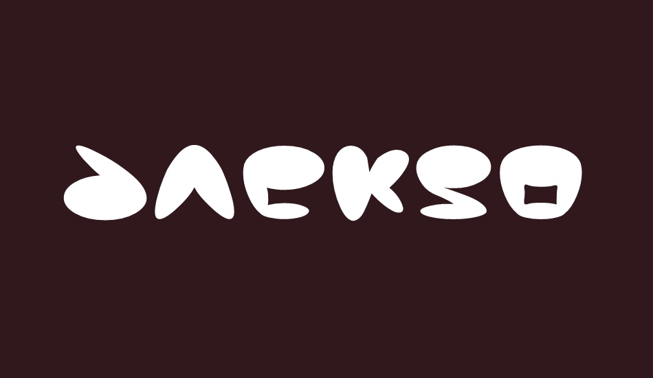 Jackson font big