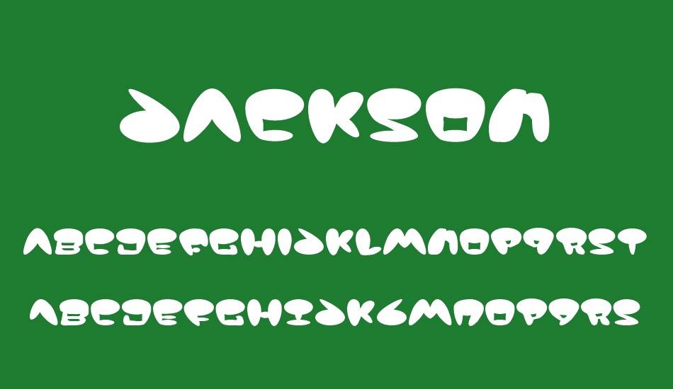 Jackson font