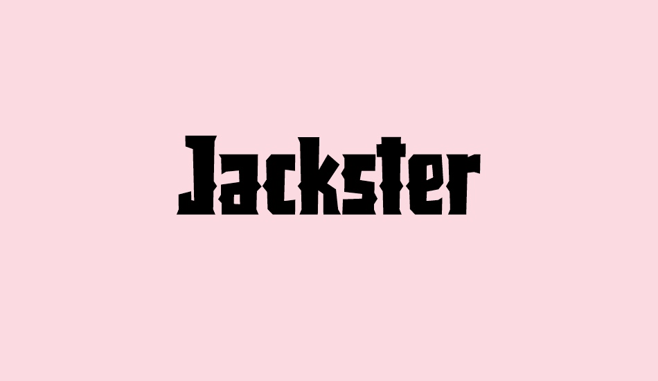 Jackster font big