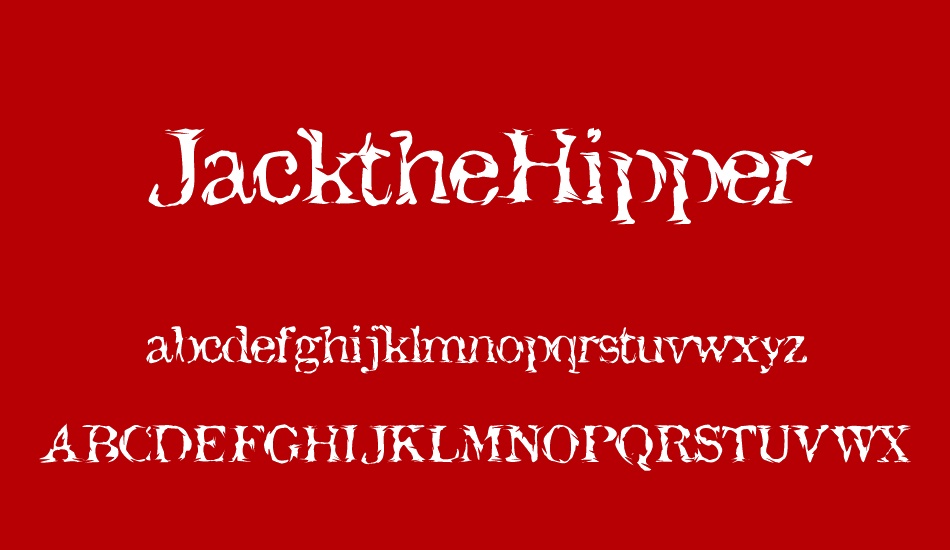 JacktheHipper font