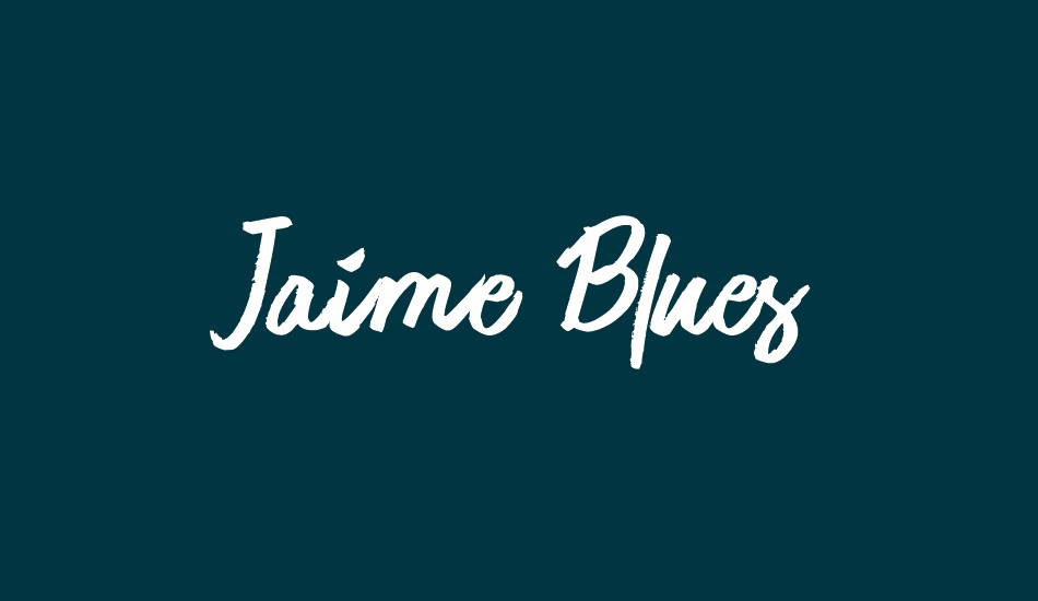 Jaime Blues font big