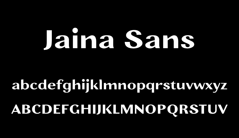 Jaina Sans font