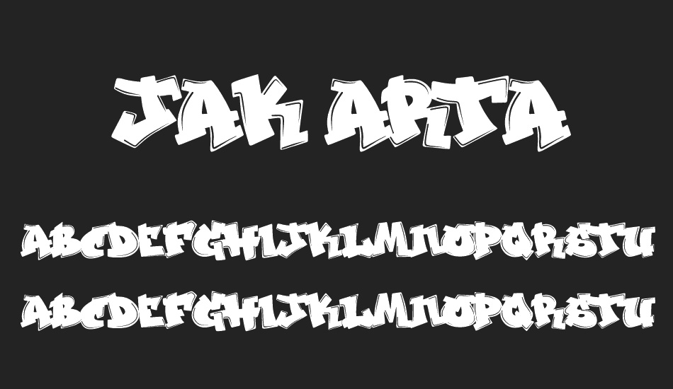 JAK ARTA font