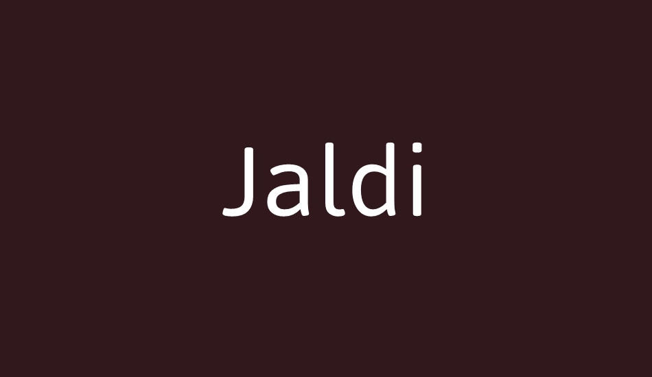 jaldi font big