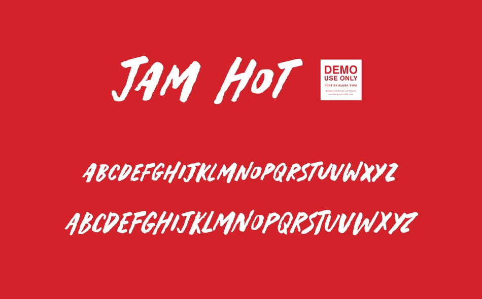 Jam Hot font