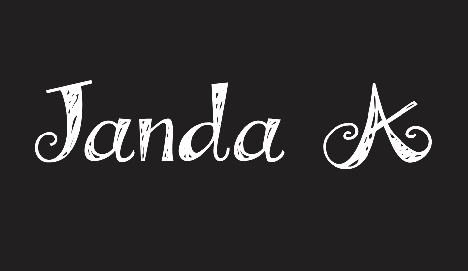 Janda Apple Cobbler font big